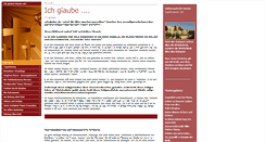 Desktop Screenshot of ich-glaube.info