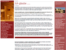 Tablet Screenshot of ich-glaube.info